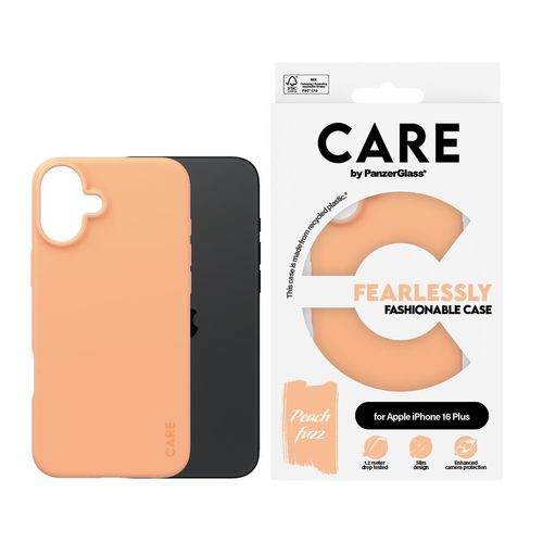 Hülle iPhone 16 Plus - Kunststoff - Pfirsich