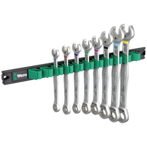 Wera 05020016001 9632 Magnetleiste 6000 Joker Imperial 1 Maul-Ringratschenschlüssel-Satz 8teilig Schlüsselweite (Metrisch) 8 - 23 mm Schlüsselweite (Zoll) 1/2