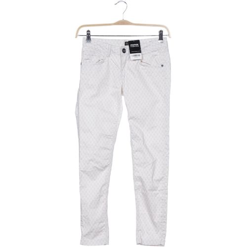 Soccx Damen Jeans, cremeweiß, Gr. 27