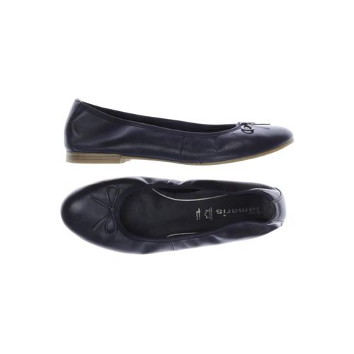 Tamaris Damen Ballerinas, marineblau, Gr. 42