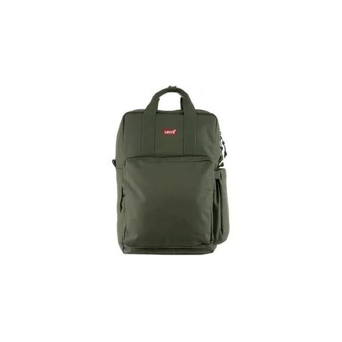 Cityrucksack LEVI'S Gr. B/H/T: 27cm x 45cm x 14cm, grün (dunkelgrün) Rucksäcke Freizeitrucksack, Schulrucksack, Arbeitsrucksack