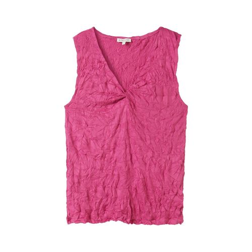 TOM TAILOR Damen Crinkle Top, rosa, Gr. L