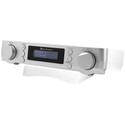 soundmaster UR2022SI Unterbauradio DAB+, UKW Weckfunktion Silber