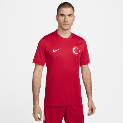 Türkei 2024/25 Stadium Away Nike Replica Fußballtrikot mit Dri-FIT-Technologie für Herren - Rot