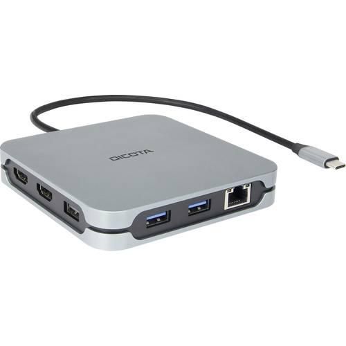 Dicota USB-C® Dockingstation USB-C 10-in-1 Docking 8K HDMI PD Passend für Marke Dockingstations: Universal USB-C® Power Delivery