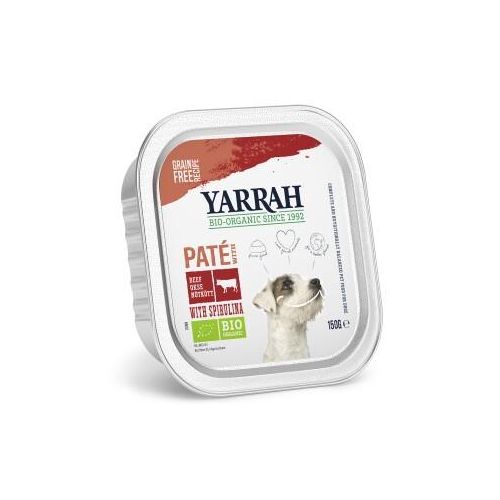 Yarrah Bio Adult Pastete Rind mit Spirulina 12x150 g