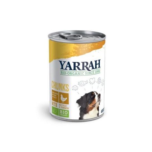 Yarrah Bio Adult Bröckchen Huhn in Soße 12x405 g