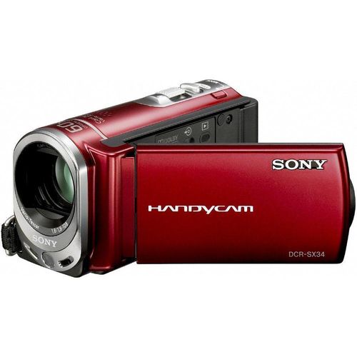 Sony DCR-SX34 Camcorder - Rot