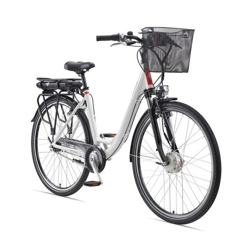 Damen City E-Bike RC657 Multitalent mit 7-Gang Shimano Nabenschaltung, Weiß