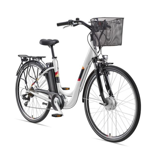 Damen City E-Bike RC822 Multitalent, Alu Pedelec 28 Zoll mit 7-Gang Shimano Kettenschaltung