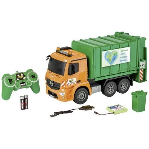 Carson Modellsport MB Arocs Müllwagen 1:20 RC Einsteiger Funktionsmodell LKW