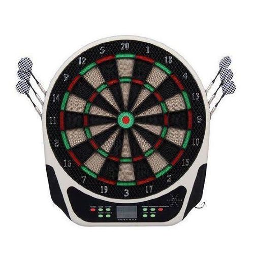 Elektronische Dartscheibe mit LED-Display für 8 Spieler mehrfarbig 44L x 50B x 3,2H cm