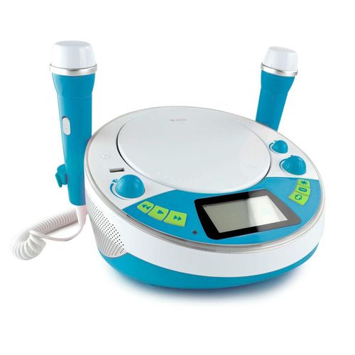 X4-TECH Kinder CD-Player Bobby Joey JamBox blau