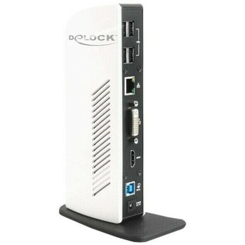 DELOCK Portreplikator USB3.0 -></noscript> USB/RJ45/HDMI/DVI/Audio