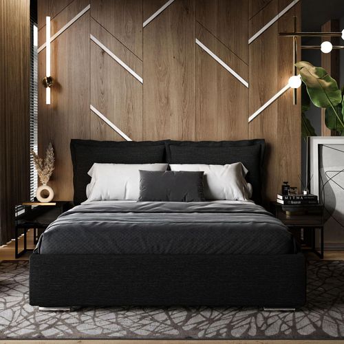 Polsterbett VILANO mit Behlter 180x200 cm Inari 100