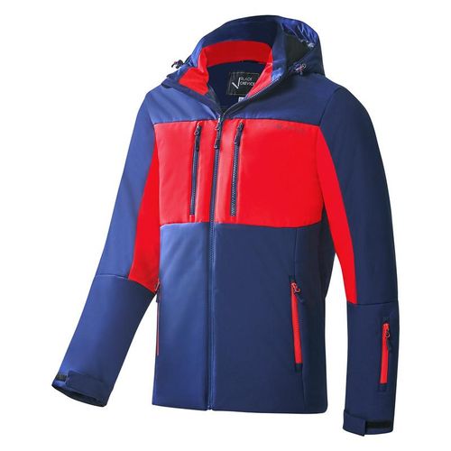 BLACK CREVICE - Herren Wintersport Jacke | Farbe: Rot/Blau | Größe: 3XL