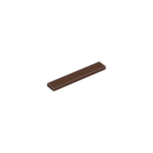 LEGO® 1x6 Fliese Dunkelbraun (Dark Brown) 250 Stück