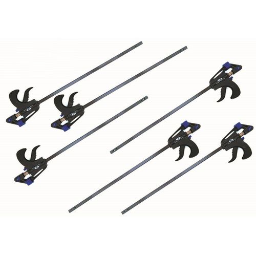 6 tlg Set Schnellspannzwingen 150/300/450 mm je 2 Stück