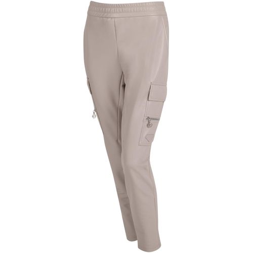 Lederimitathose SPORTALM KITZBÜHEL Gr. 34, N-Gr, beige Damen Hosen mit Cargotaschen