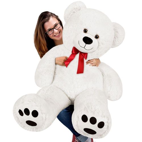 Deuba großer Teddybär XL weiss