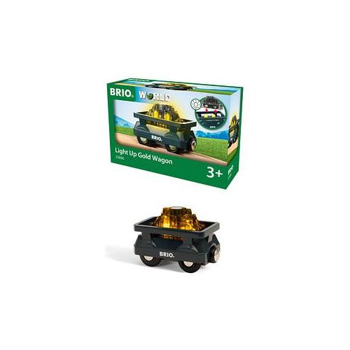 BRIO® Goldwaggon mit Licht 33896 Spielzeugeisenbahnen