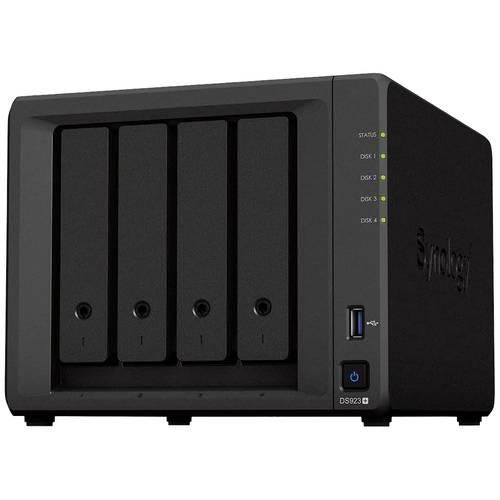 NAS-Server Refurbished (gut) 12 TB Synology DS923+-12TB-FR DS923+-12TB-FR Aufwachen bei LAN-/WAN-Verbindung, 256-Bit AES Verschlüsselung, Ein-/Ausschalter