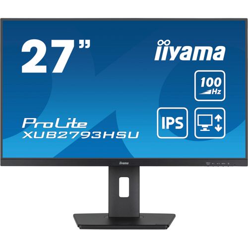 Monitor ProLite XUB2793HSU-B6, Schwarz, 27 Zoll, Full HD, IPS, 100 Hz, 1 ms