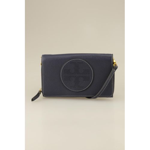 Tory Burch Damen Portemonnaie, marineblau, Gr.