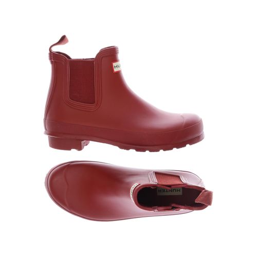 Hunter Damen Stiefelette, rot, Gr. 39