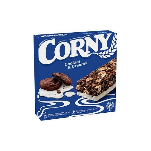 CORNY Cookies & Cream Müsliriegel 6 Riegel