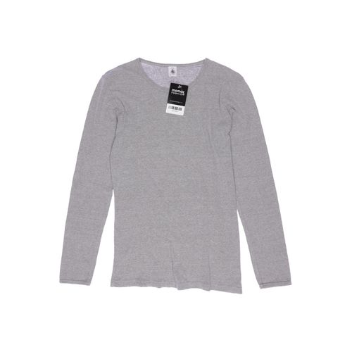 Petit Bateau Damen Langarmshirt, grau, Gr. 182