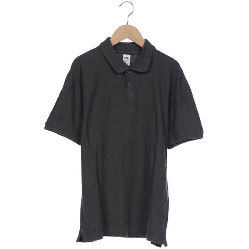 Fruit of the Loom Herren Poloshirt, grau, Gr. 52