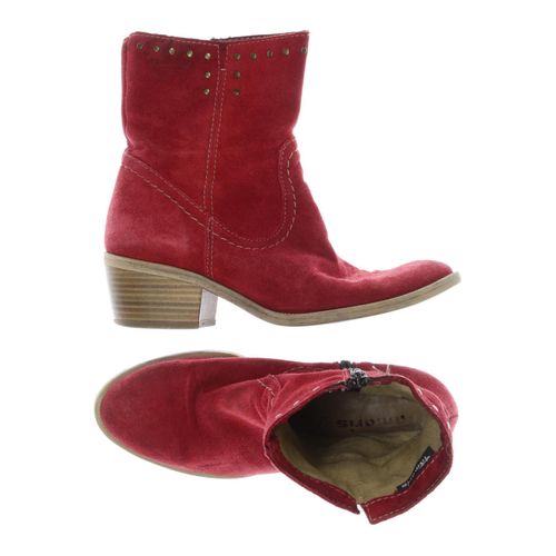 Tamaris Damen Stiefelette, rot, Gr. 37