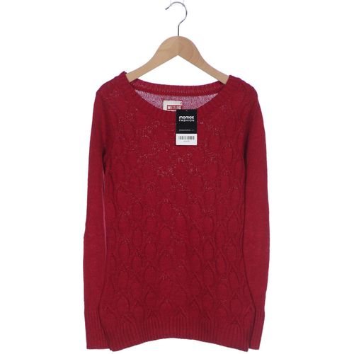 Mustang Damen Pullover, rot, Gr. 34