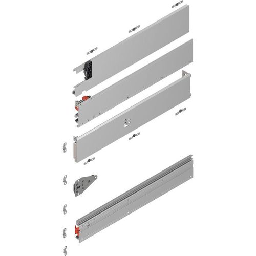 Revego duo Pocketschienen-Set NL=450 mm links, E6/Ev1 n - Blum