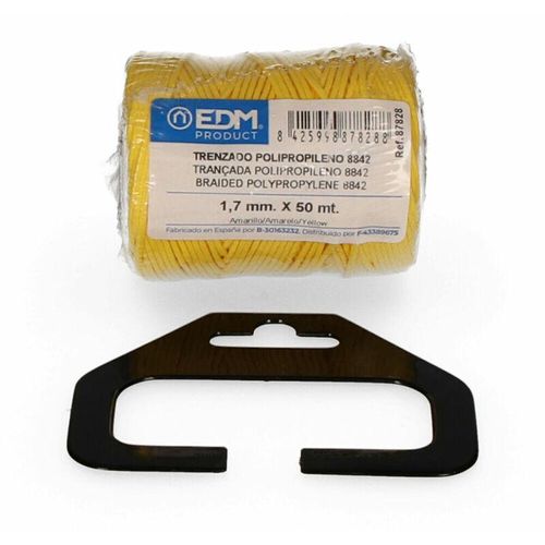 EDM - E3/87828 bobina trenzada polipropileno 8842 50MTS amarillo