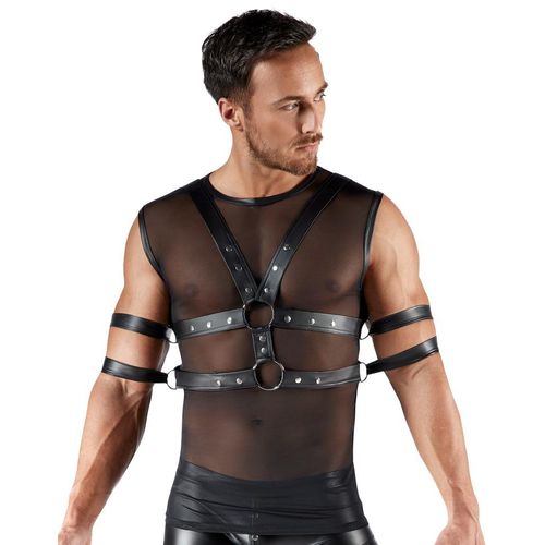 Harness-Shirt inklusive 4 Hand-/Armfesseln