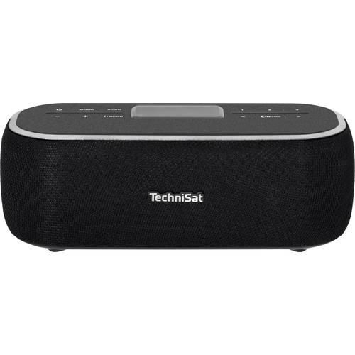 TechniSat DIGITRADIO BT 1 Tischradio DAB+, UKW AUX, Bluetooth® Freisprechfunktion, Inkl. Mikrofon, Weckfunktion, wiederaufladbar Schwarz