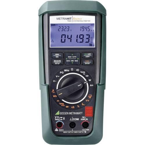 Gossen Metrawatt METRAHIT Energy Hand-Multimeter kalibriert (DAkkS-akkreditiertes Labor) digital CAT III 600 V, CAT IV 300 V Anzeige (Counts): 60000