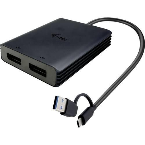 i-tec USB Adapter [1x USB-C®, USB-A - 2x DisplayPort] I-TEC USB-A/USB-C Dual 4K DP Video Ada.