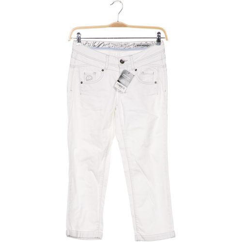 Soccx Damen Jeans, weiß, Gr. 38