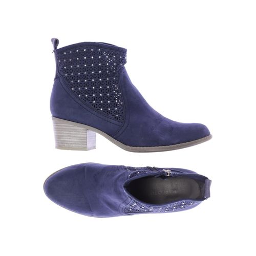 Marco Tozzi Damen Stiefelette, blau, Gr. 39