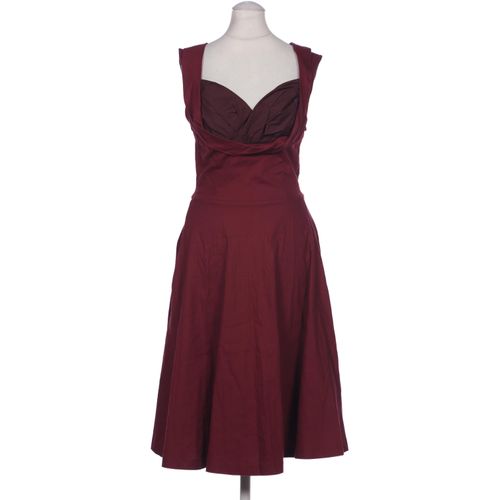 Lindy Bop Damen Kleid, bordeaux, Gr. 36