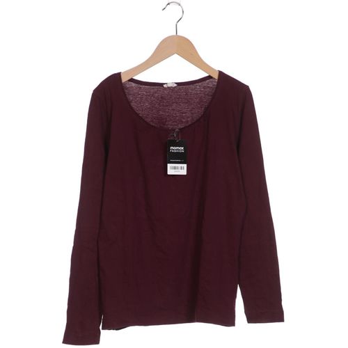 Grüne Erde Damen Langarmshirt, bordeaux, Gr. 36