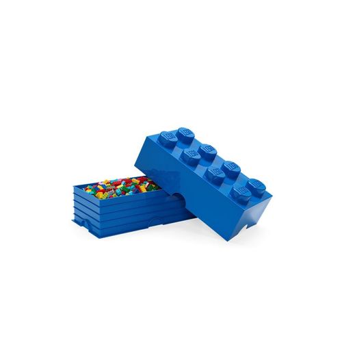 LEGO Aufbewahrungsstein, 8 Noppen, blau