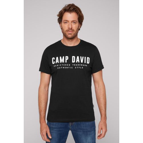 CAMP DAVID T-Shirt, mit Logo Print auf der Vorderseite