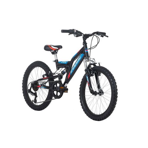 Mountainbike Fully 20'' Zodiac Schwarz-Rot 31 cm