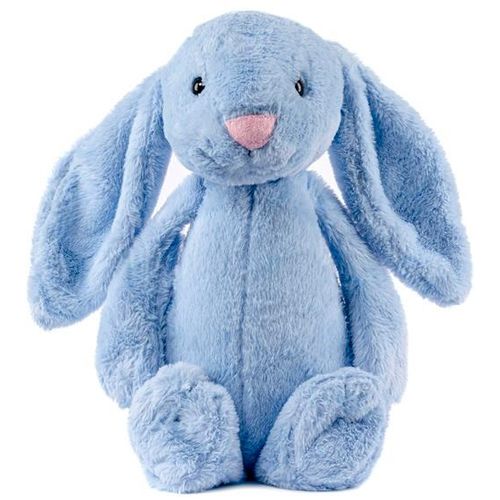 Gustaw Groß Kaninchen Figo (Blau, 120cm) - Plüsch Kuscheltier, Plüschkaninchen - XXL Kaninchen Tier, Plüsch Mega Gross Kaninchen Plüschtier Kinder
