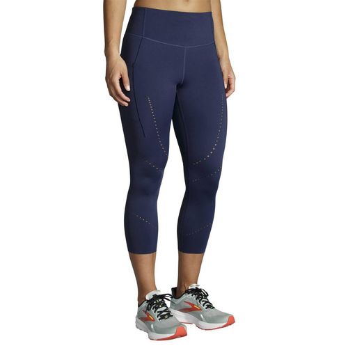 Brooks Damen Method 3/4 Tight blau