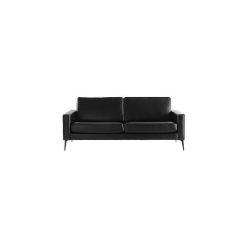 Vintage-Sofa Schwarz 3 Sitzplätze RICCI